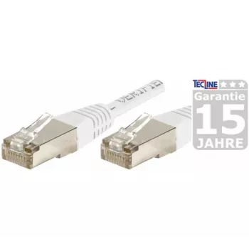 EXERTIS CONNECT Cat.6 S/FTP PiMF patchkabel, RJ45, vit, 30 m 856935