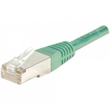 EXERTIS CONNECT Cat.6 F/UTP patchkabel, 1,5 m, grön, slimmad snagless-muff 857920