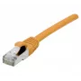 EXERTIS CONNECT S/FTP Cat 6A patchkabel, 15 m, orange, Slim Snagless 858539