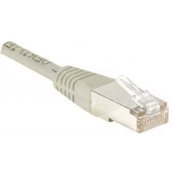 EXERTIS CONNECT Cat.6 F/UTP Ethernet-patchkabel, grå, 1,5 m, Slim Bend Protection, Snagless, RJ45 857900