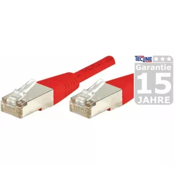 EXERTIS CONNECT Cat.6a F/UTP patchkabel, röd, 0,15 m, 10 Gbps, slim snagless-hylsa 859530