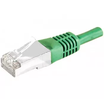 Exertis Connect 858351 Cat.6A S/FTP (PiMF) Class EA patchkabel, 7,5 m, grön, slim böjsydd