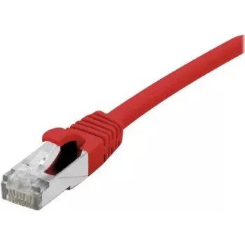 EXERTIS CONNECT Cat 6A S/FTP patchkabel, röd, 0,3 m, slim snagless-hylsa 858466