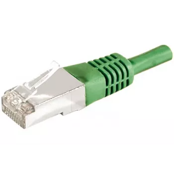 EXERTIS CONNECT CAT 6a F/UTP patchkabel, 0,3 m, grön, 10 Gbps, slim snagless 859546