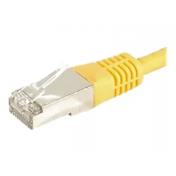 EXERTIS CONNECT Cat.6a F/UTP patchkabel, 1 m, gul, 10 Gbps 859563
