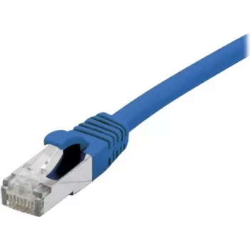 EXERTIS CONNECT Cat 6A S/FTP patchkabel, blå, 1,0 m, Slim Snagless Boot 858452