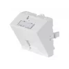 Dexlan Frontplattinsats 45 x 45 mm för 1 keystone-modul, 30°, signalvit RAL 9003 (911712)