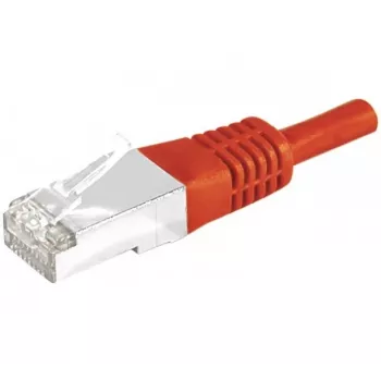 EXERTIS CONNECT Cat6 S/FTP PiMF patchkabel, RJ45, röd, 10 m 856892