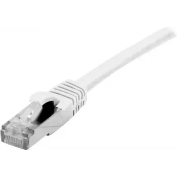 EXERTIS CONNECT 858502 Cat 6A S/FTP patchkabel, 2 m, vit, Slim Boot