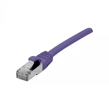 EXERTIS CONNECT Cat 6A S/FTP patchkabel, violett, 20 m, Slim Snagless, 10 Gbps 858524