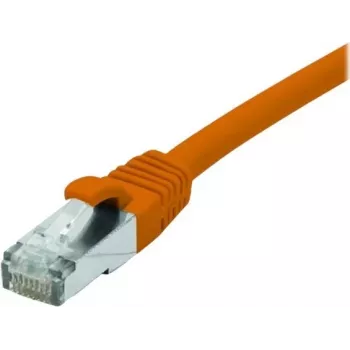 EXERTIS CONNECT 858529 Cat 6A S/FTP patchkabel, 0,15 m, orange, Slim Boot