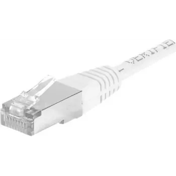 EXERTIS CONNECT Cat.6a F/UTP patchkabel, vit, 20 m, 10 Gbps, Slim Snagless Boot 859586