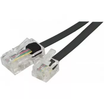 EXERTIS CONNECT telefonkabel, svart, 2,0 m (EXC911735)