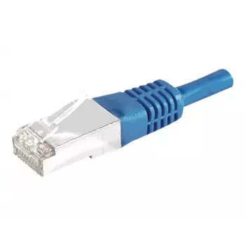 EXERTIS CONNECT Cat.6A S/FTP patchkabel, 5 m, blå, Slim Bend Protection 858320