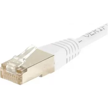 EXERTIS CONNECT 856824 Cat.6 S/FTP patchkabel, 0,3 m, vit, Slim Boot