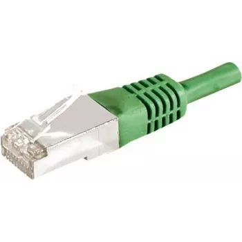 EXERTIS CONNECT 859553 Cat.6a F/UTP patchkabel, 7,5 m, grön, 10 Gbps, Slim Boot