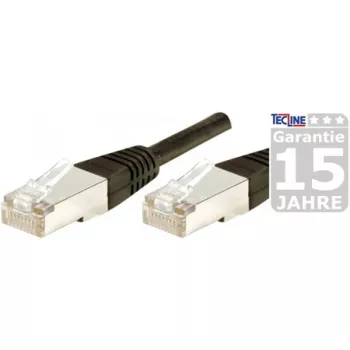 EXERTIS CONNECT Cat.6 S/FTP patchkabel, PiMF, svart, 0,3 m, Slim Snagless Boot 856825