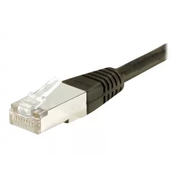 EXERTIS CONNECT Cat.6 S/FTP patchkabel, PiMF, svart, 3 m 856879