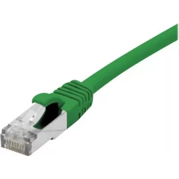 EXERTIS CONNECT Cat 6A S/FTP patchkabel, 1,5 m, grön, Slim Snagless 858437