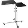 EXERTIS CONNECT Mobil multifunktionsbord på hjul, 1000 x 500 mm, svart (965033)