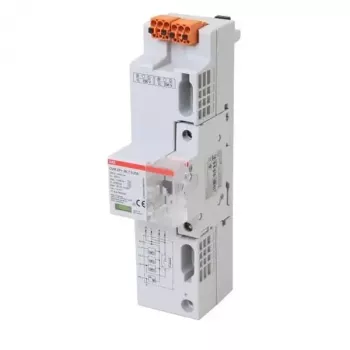 ABB OVRZP+3N12.5-255MCB6 kombinerat överspänningsskydd typ 1+2, 3P+N, 255 V, 12,5 kA, med inbyggd MCB 2CTB815799R3100