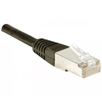 EXERTIS CONNECT Cat5e F/UTP patchkabel, RJ45, svart, 0,3 m 857120