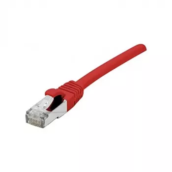 EXERTIS CONNECT Cat 6A S/FTP patchkabel, röd, 0,5 m, slim snagless boot 858467