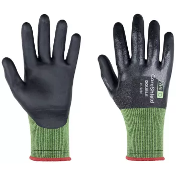 Honeywell CoreShield Double skärskyddshandskar storlek 11 (XXL), grå/svart, nitrilbelagda 24-7D28B/11
