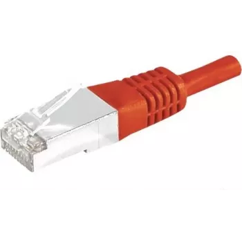 EXERTIS CONNECT CAT.6A S/FTP patchkabel, 0,5 m, röd 858301