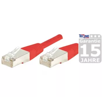 EXERTIS CONNECT Cat6a S/FTP patchkabel, röd, 1 m 858302