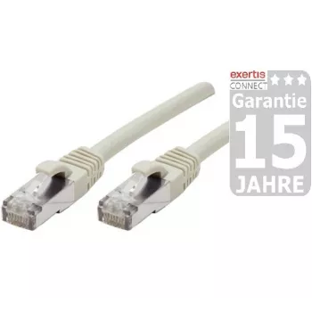 Exertis Connect 858413 Cat6a S/FTP nätverkskabel, 25 m, grå