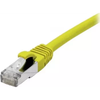 EXERTIS CONNECT 858418 Cat 6A S/FTP patchkabel, 0,3 m, gul, slim boot