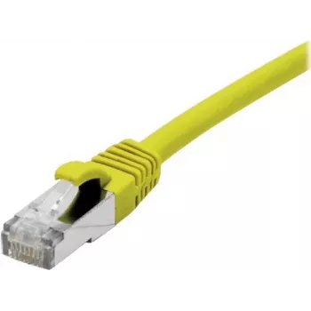 EXERTIS CONNECT 858419 Cat 6A S/FTP patchkabel, 0,5 m, gul, slim boot