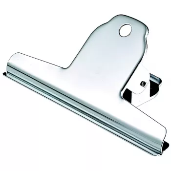 Wonday metallbrevklämma nicklad 100mm bredd 35mm klämkapacitet 1 st FPI000073