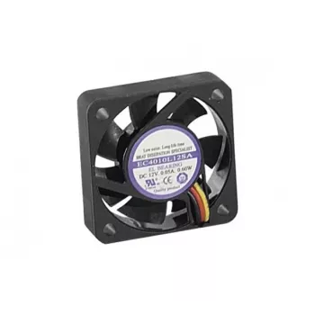 Exertis Connect 40 mm chassifläkt – hållbar glidlagring, 3-pin, 2500 RPM, 19 dBA, svart 910181
