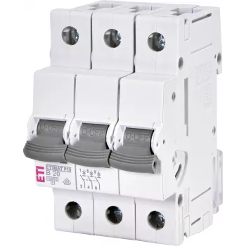 ETI ETIMAT P10 3-polig dvärgbrytare B20 20A 10kA 415V 50/60Hz