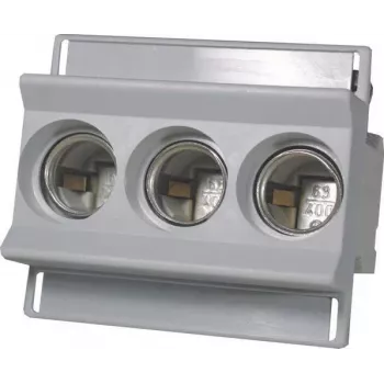 ETI D02 NEOZED 63A 3-polig säkringshållare med skyddskåpa 002222021