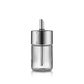 WMF Basic sockerskakare 200 ml, Cromargan® rostfritt stål och glas, silver/transparent