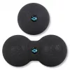 SCHILDKRÖT dubbelt massage-set, 2-delat: 1 peanutboll (ca 80 x 160 mm), 1 massageboll - 1 st (960134)
