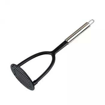 Kesper 104865 potatismosare, rostfritt stål/plast, silver/svart