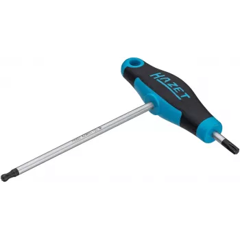 HAZET 829KKT-T25 T-handtag TORX skruvmejsel TX25, 100 mm klinga