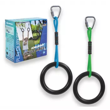 SCHILDKROT Jungle ring-set, 180 mm ABS-ringar med UV-beständiga rep, 1 set (970714)