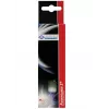 Donic Schildkröt 608334 bordtennisbollar, 3-pack, vit, ABS, 40 mm, nybörjare/fritid