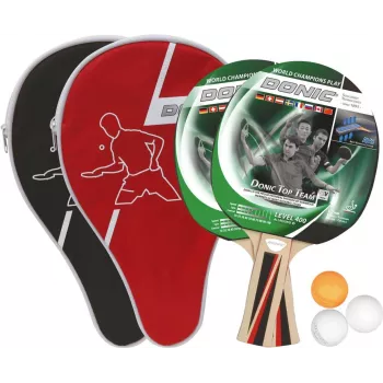 DONIC SCHILDKRÖT bordtennis-set Top Team 1016,00cm (400) - 2 racketar Top Team 400, 3 bollar 788495