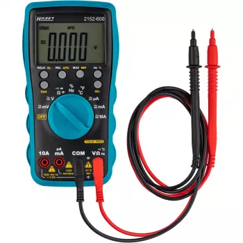 HAZET 2152-600 digitalt handmultimeter CAT III 600 V, 2000 counts