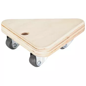 Wagner design yourself transportrulle MM 1313 björk 140 x 140 x 43 mm, 100 kg lastkapacitet, 4 svängbara hjul 20131301