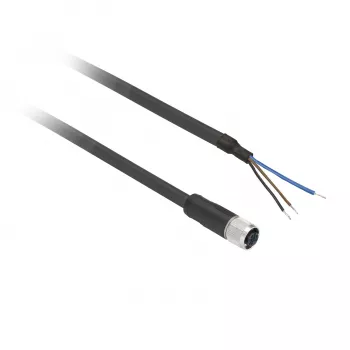 TMSS GERMANY Telemechanique Sensors M12 hona rak 5-polig 5 m PVC-sensorkabel XZCP0566L5
