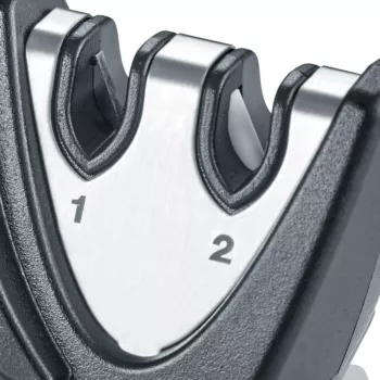 GRAEF Piccolo manuell knivslip 12-delat set med display, 20° vinkel, svart