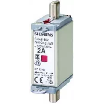 Siemens 3NA6824 NH-säkringsinsats storlek 000 80 A 500 V AC/250 V DC gG