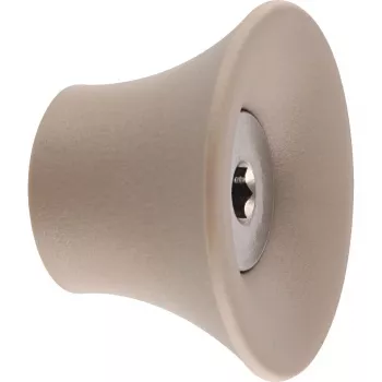 Wagner design yourself TULIP garderobskrok, taupe, 1 krok, zinkgjutgods, väggmontering, 10 kg belastning 17032121